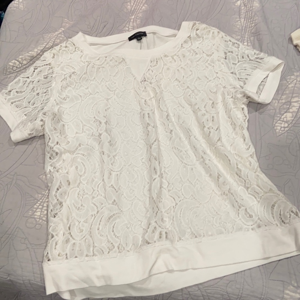 White lace top